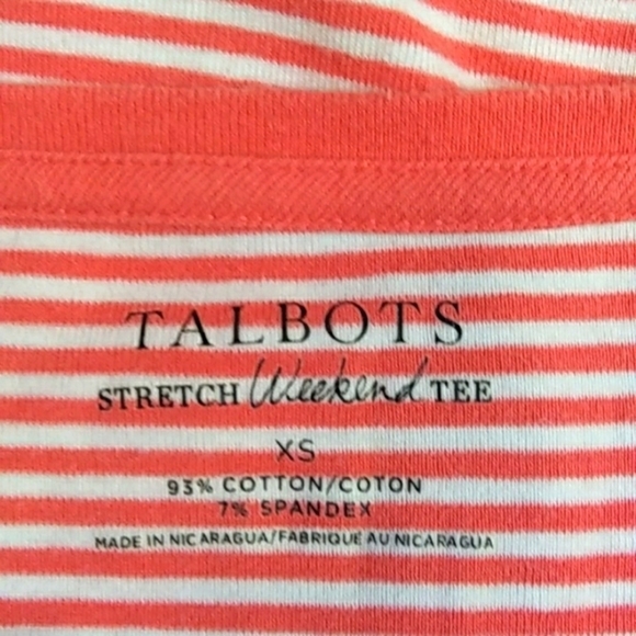 Talbots Stretch Weekend Tee - Picture 5 of 5
